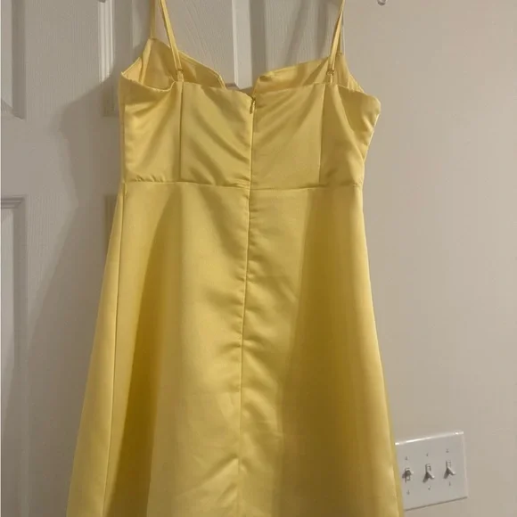 Princess Polly Sunny Yellow Mini Dress - Picture 2 of 4